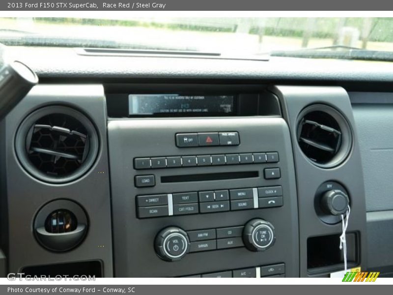 Race Red / Steel Gray 2013 Ford F150 STX SuperCab