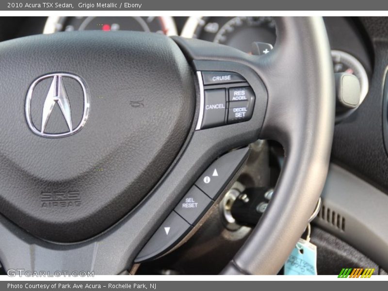 Grigio Metallic / Ebony 2010 Acura TSX Sedan