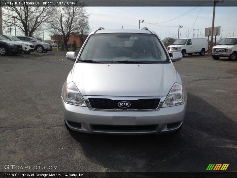 Bright Silver / Gray 2012 Kia Sedona LX