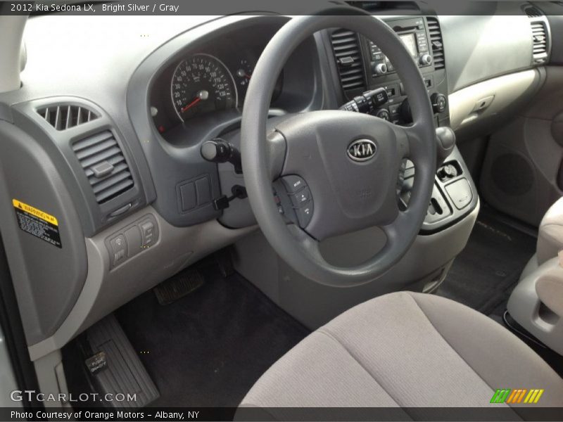 Bright Silver / Gray 2012 Kia Sedona LX