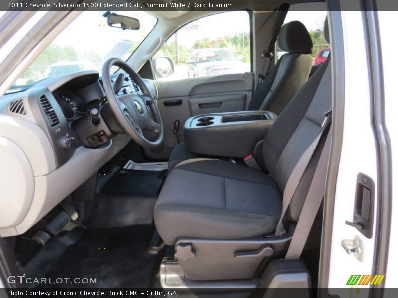Summit White / Dark Titanium 2011 Chevrolet Silverado 1500 Extended Cab