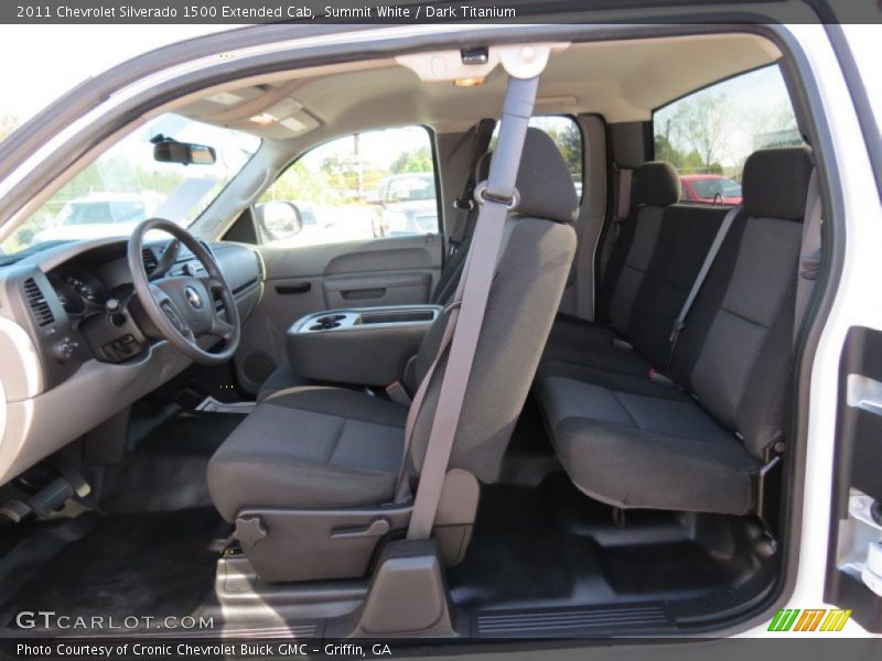 Summit White / Dark Titanium 2011 Chevrolet Silverado 1500 Extended Cab