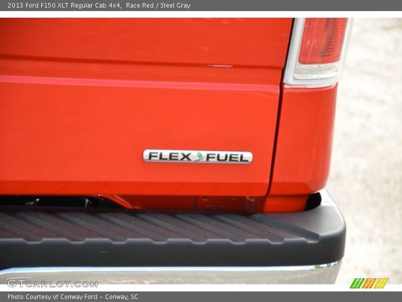 Race Red / Steel Gray 2013 Ford F150 XLT Regular Cab 4x4