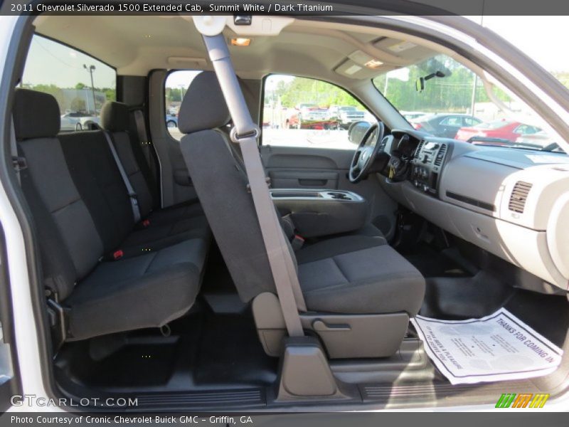 Summit White / Dark Titanium 2011 Chevrolet Silverado 1500 Extended Cab