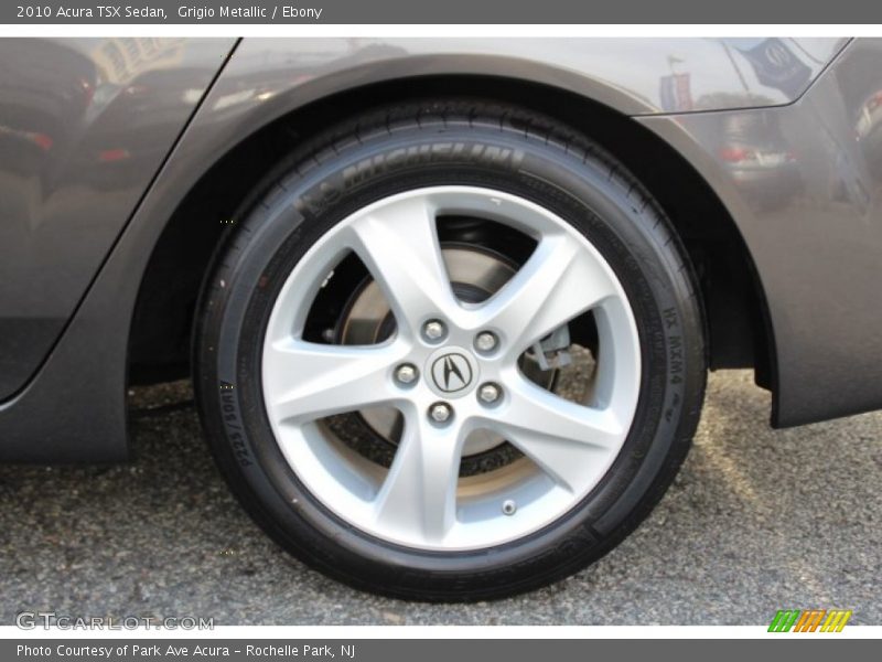 Grigio Metallic / Ebony 2010 Acura TSX Sedan