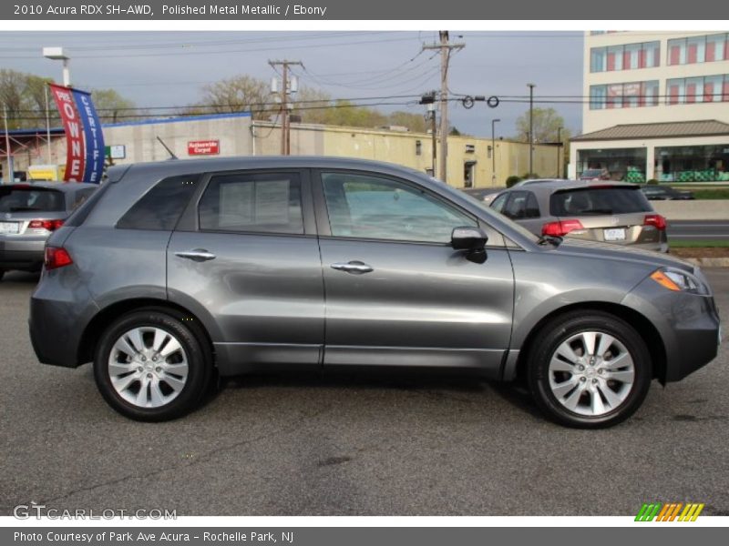 Polished Metal Metallic / Ebony 2010 Acura RDX SH-AWD
