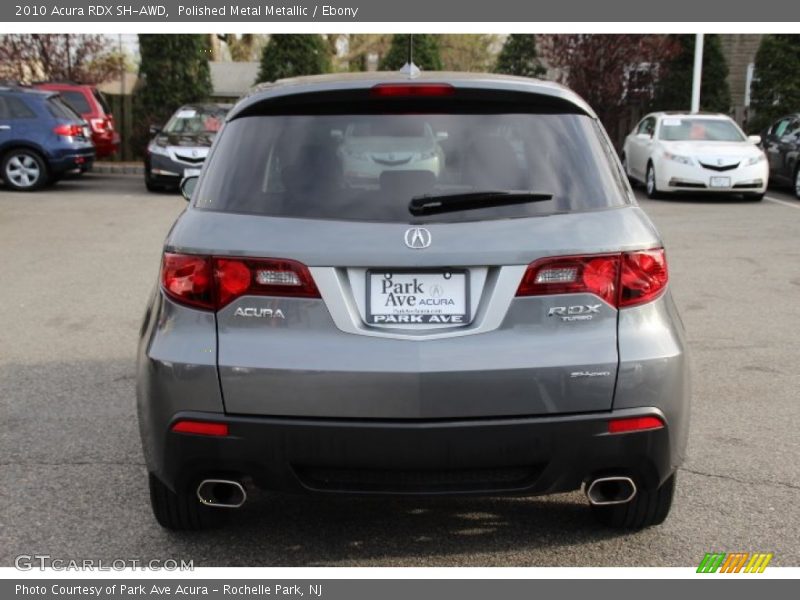 Polished Metal Metallic / Ebony 2010 Acura RDX SH-AWD