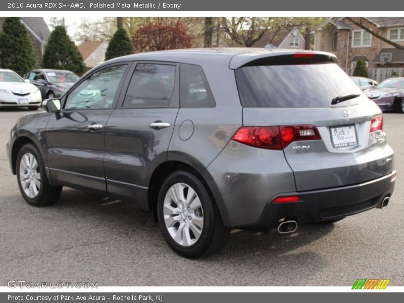 Polished Metal Metallic / Ebony 2010 Acura RDX SH-AWD