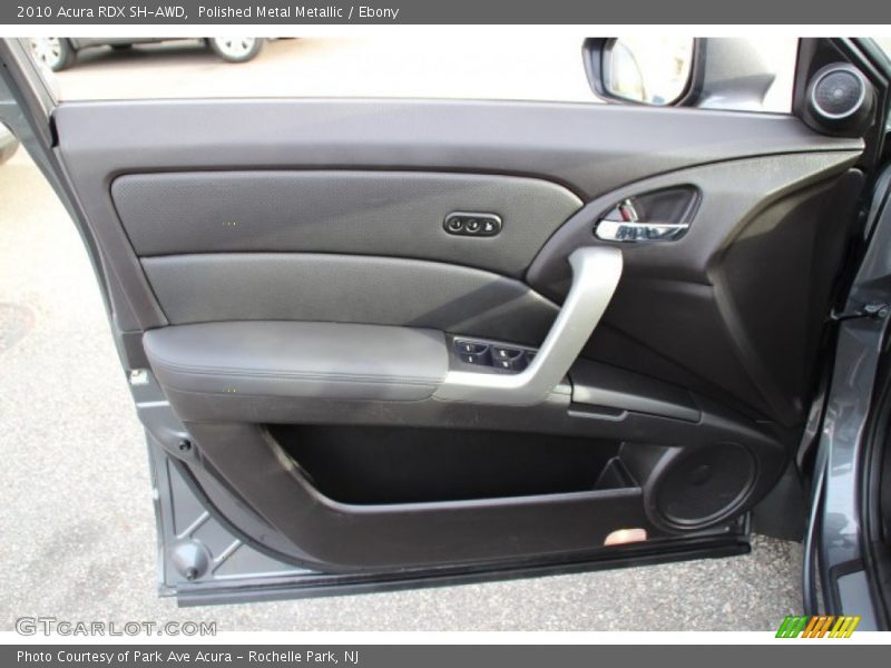 Polished Metal Metallic / Ebony 2010 Acura RDX SH-AWD