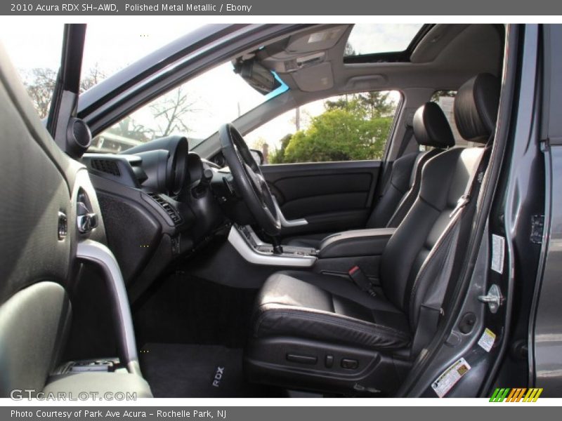 Polished Metal Metallic / Ebony 2010 Acura RDX SH-AWD
