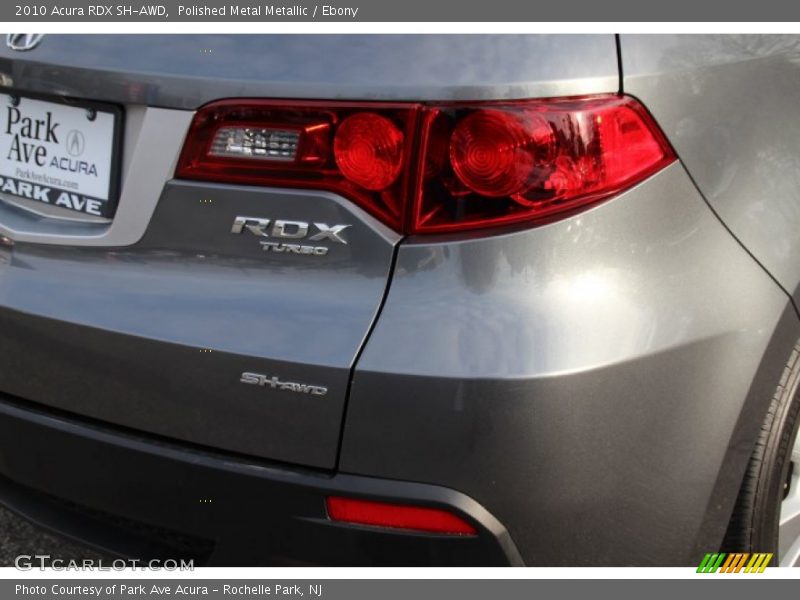 Polished Metal Metallic / Ebony 2010 Acura RDX SH-AWD