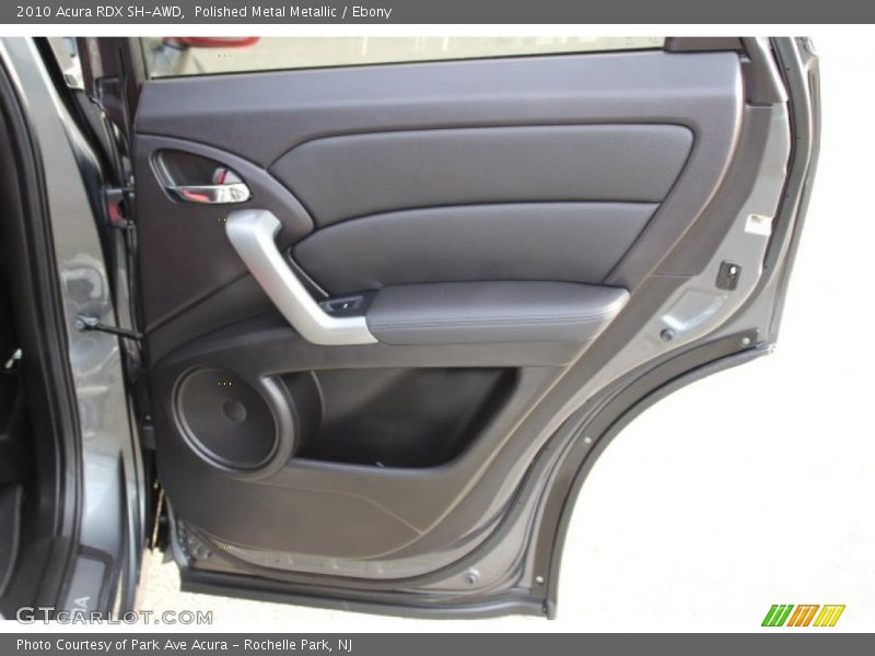 Polished Metal Metallic / Ebony 2010 Acura RDX SH-AWD
