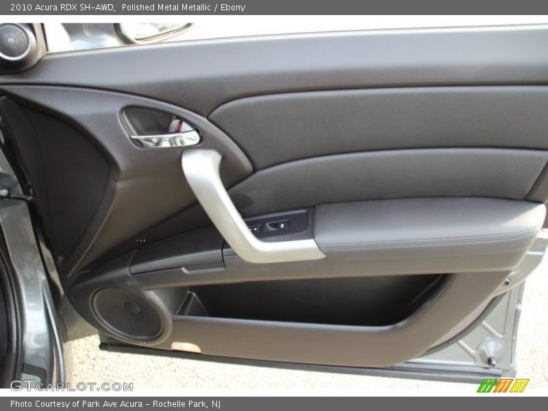 Polished Metal Metallic / Ebony 2010 Acura RDX SH-AWD