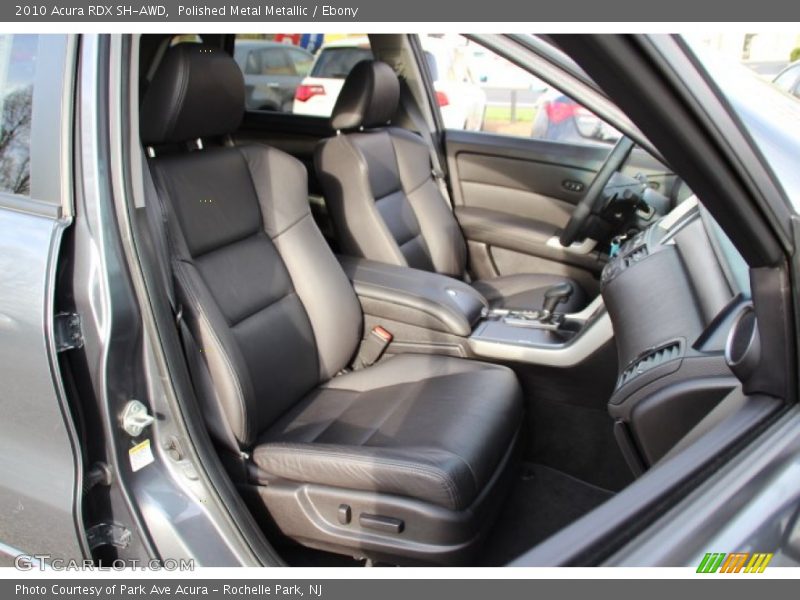 Polished Metal Metallic / Ebony 2010 Acura RDX SH-AWD