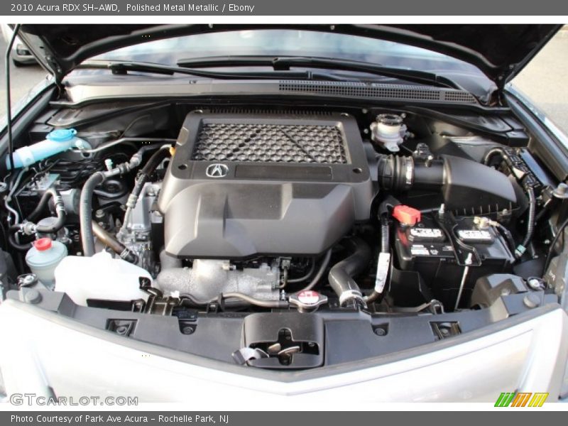 Polished Metal Metallic / Ebony 2010 Acura RDX SH-AWD