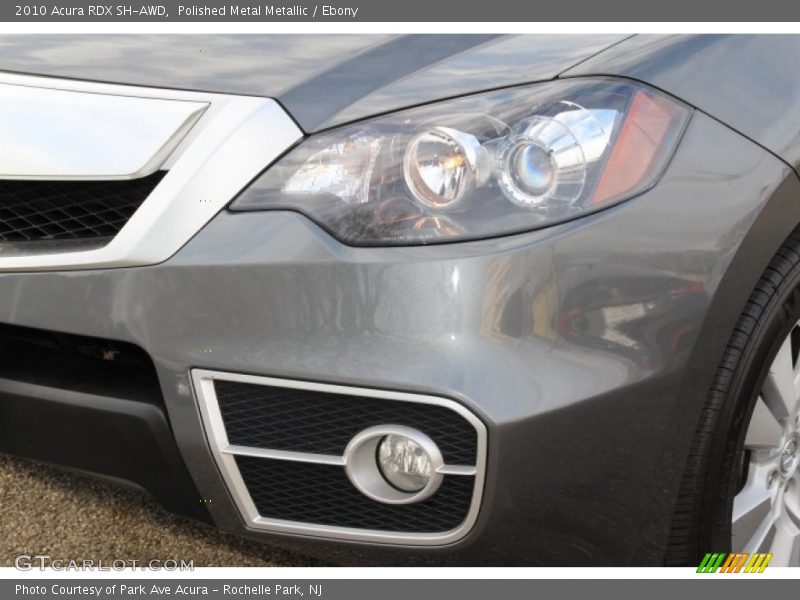 Polished Metal Metallic / Ebony 2010 Acura RDX SH-AWD