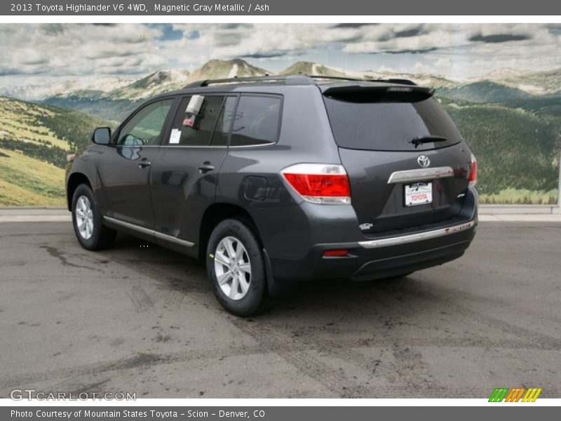 Magnetic Gray Metallic / Ash 2013 Toyota Highlander V6 4WD