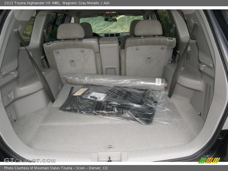 Magnetic Gray Metallic / Ash 2013 Toyota Highlander V6 4WD