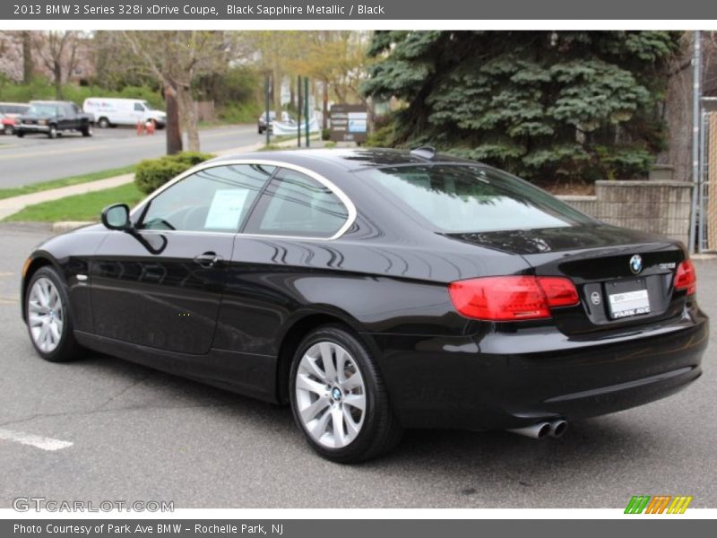 Black Sapphire Metallic / Black 2013 BMW 3 Series 328i xDrive Coupe