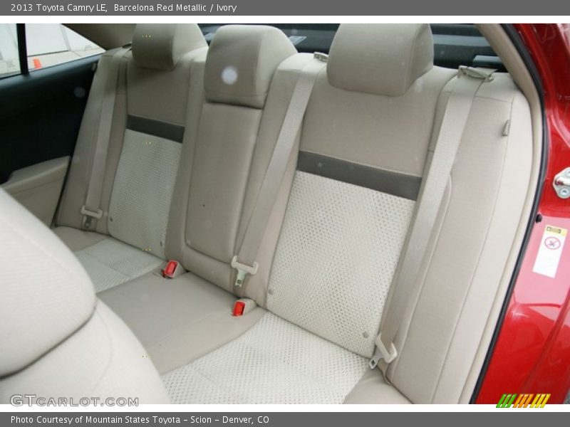 Barcelona Red Metallic / Ivory 2013 Toyota Camry LE