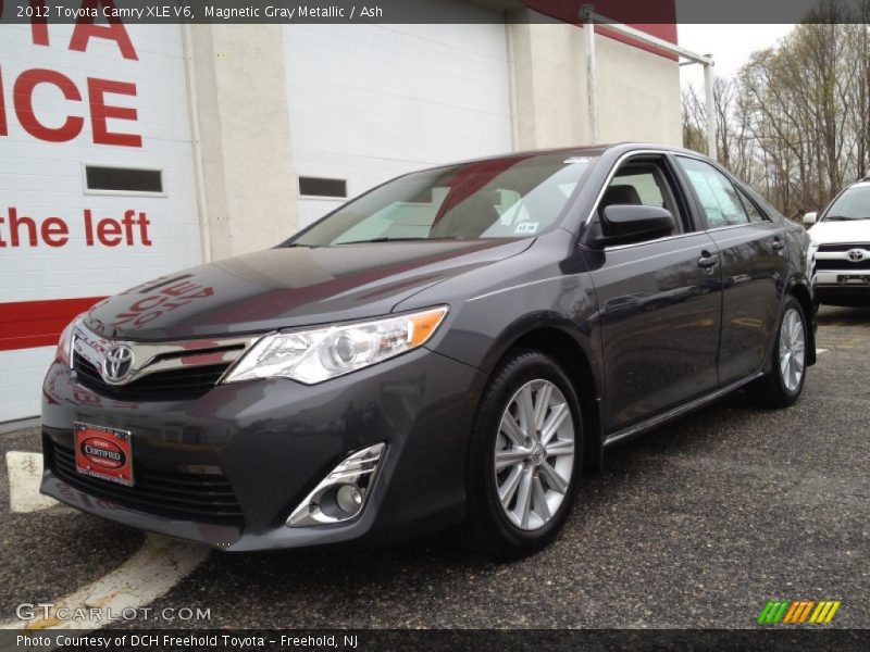 Magnetic Gray Metallic / Ash 2012 Toyota Camry XLE V6