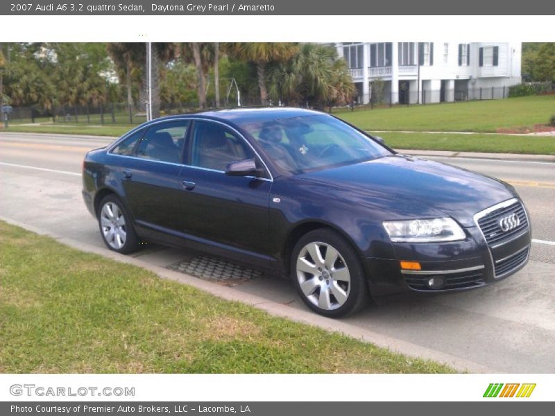 Daytona Grey Pearl / Amaretto 2007 Audi A6 3.2 quattro Sedan