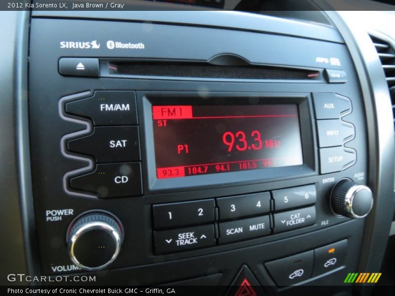 Java Brown / Gray 2012 Kia Sorento LX