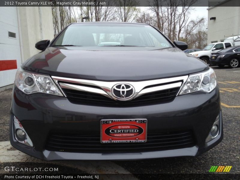 Magnetic Gray Metallic / Ash 2012 Toyota Camry XLE V6