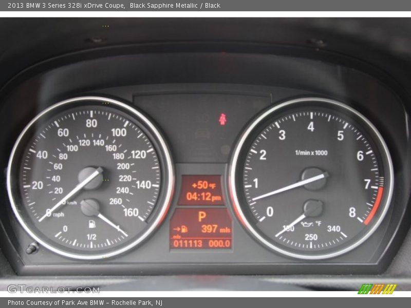  2013 3 Series 328i xDrive Coupe 328i xDrive Coupe Gauges