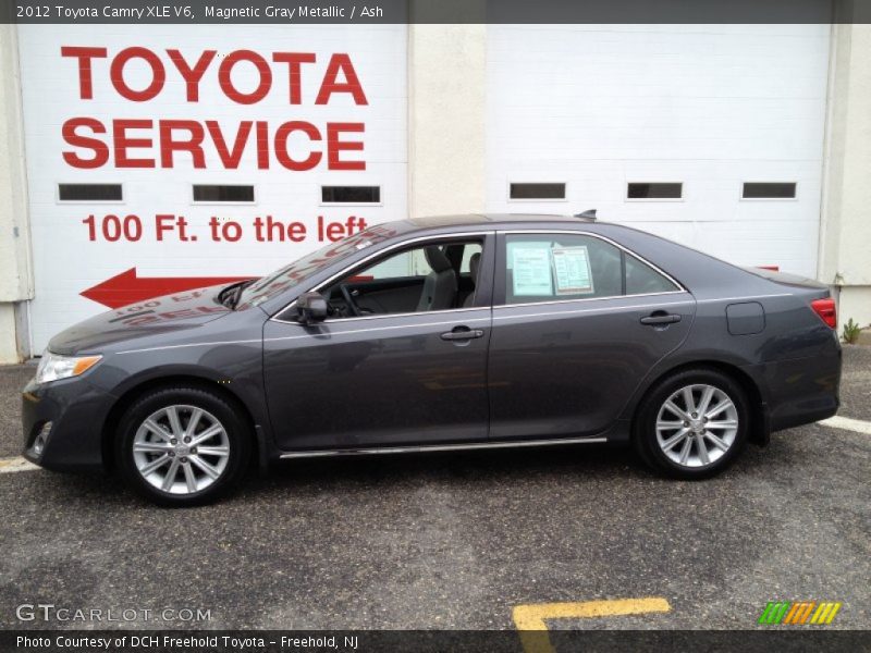 Magnetic Gray Metallic / Ash 2012 Toyota Camry XLE V6