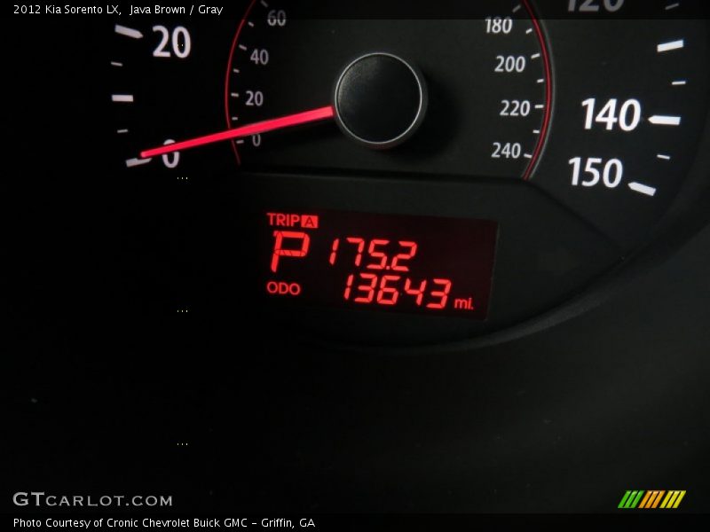 Java Brown / Gray 2012 Kia Sorento LX