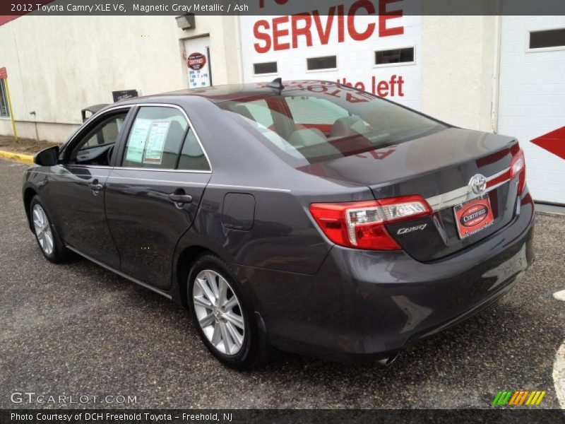 Magnetic Gray Metallic / Ash 2012 Toyota Camry XLE V6