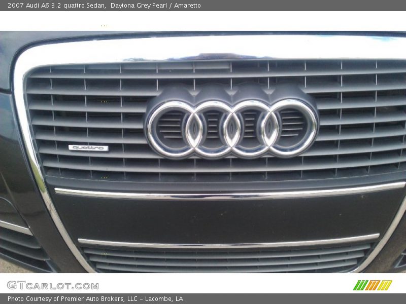 Daytona Grey Pearl / Amaretto 2007 Audi A6 3.2 quattro Sedan