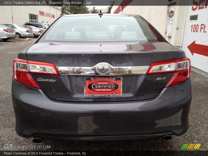 Magnetic Gray Metallic / Ash 2012 Toyota Camry XLE V6