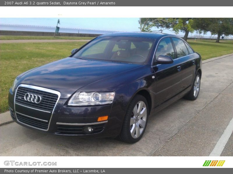 Daytona Grey Pearl / Amaretto 2007 Audi A6 3.2 quattro Sedan