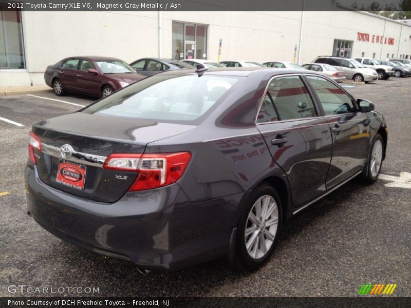 Magnetic Gray Metallic / Ash 2012 Toyota Camry XLE V6