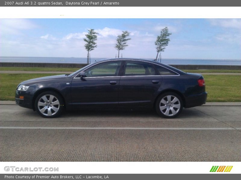 Daytona Grey Pearl / Amaretto 2007 Audi A6 3.2 quattro Sedan