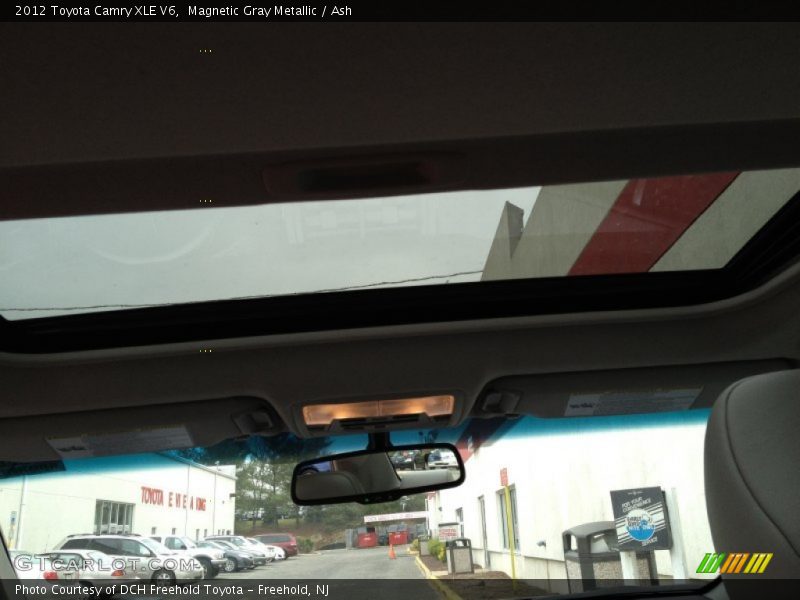 Magnetic Gray Metallic / Ash 2012 Toyota Camry XLE V6