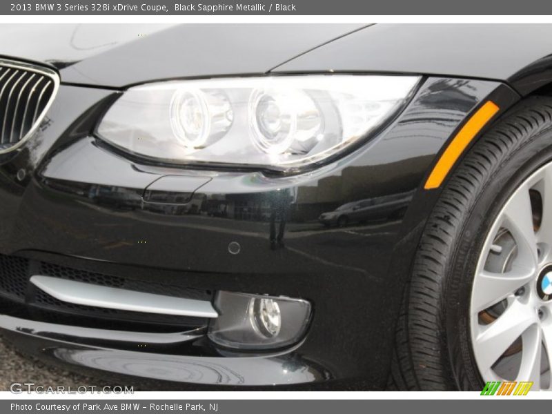 Black Sapphire Metallic / Black 2013 BMW 3 Series 328i xDrive Coupe