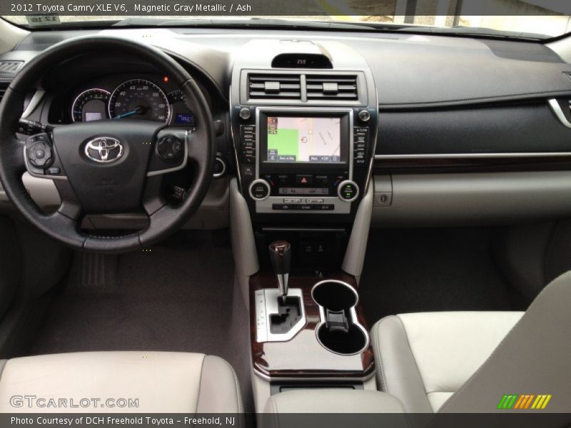 Magnetic Gray Metallic / Ash 2012 Toyota Camry XLE V6