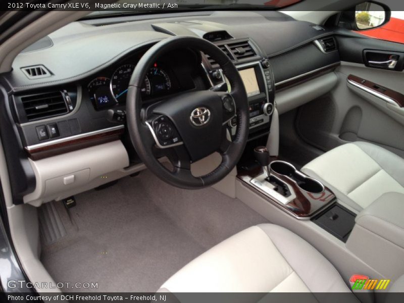 Magnetic Gray Metallic / Ash 2012 Toyota Camry XLE V6