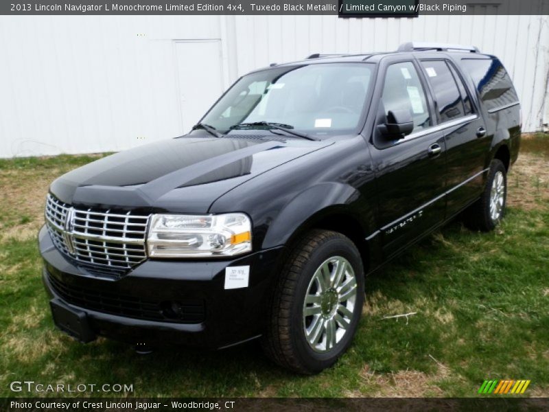 Tuxedo Black Metallic / Limited Canyon w/Black Piping 2013 Lincoln Navigator L Monochrome Limited Edition 4x4