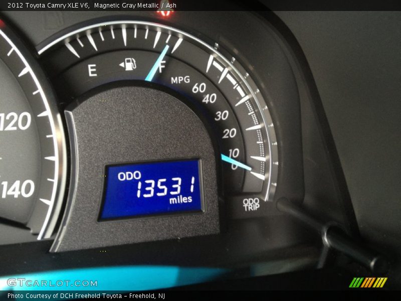 Magnetic Gray Metallic / Ash 2012 Toyota Camry XLE V6