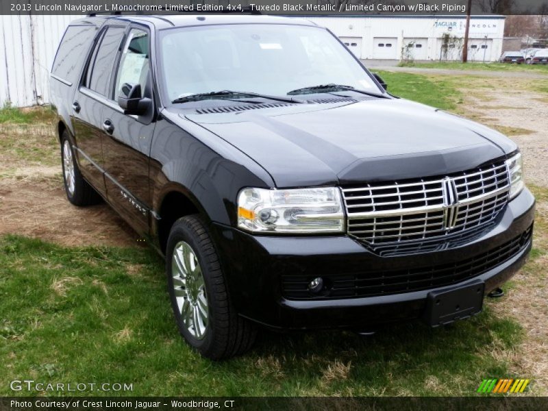 Tuxedo Black Metallic / Limited Canyon w/Black Piping 2013 Lincoln Navigator L Monochrome Limited Edition 4x4