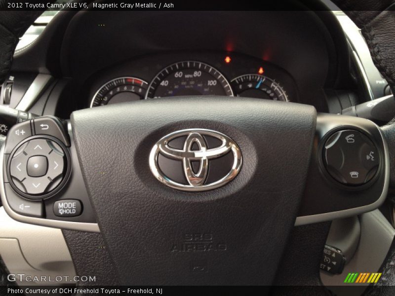 Magnetic Gray Metallic / Ash 2012 Toyota Camry XLE V6