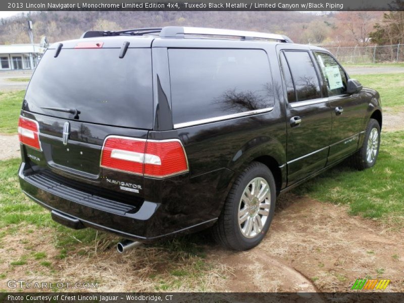 Tuxedo Black Metallic / Limited Canyon w/Black Piping 2013 Lincoln Navigator L Monochrome Limited Edition 4x4