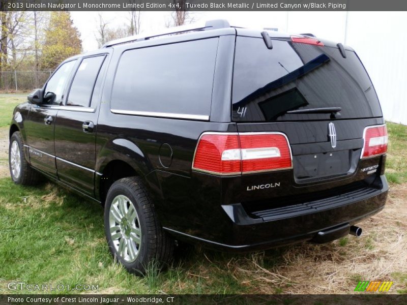 Tuxedo Black Metallic / Limited Canyon w/Black Piping 2013 Lincoln Navigator L Monochrome Limited Edition 4x4