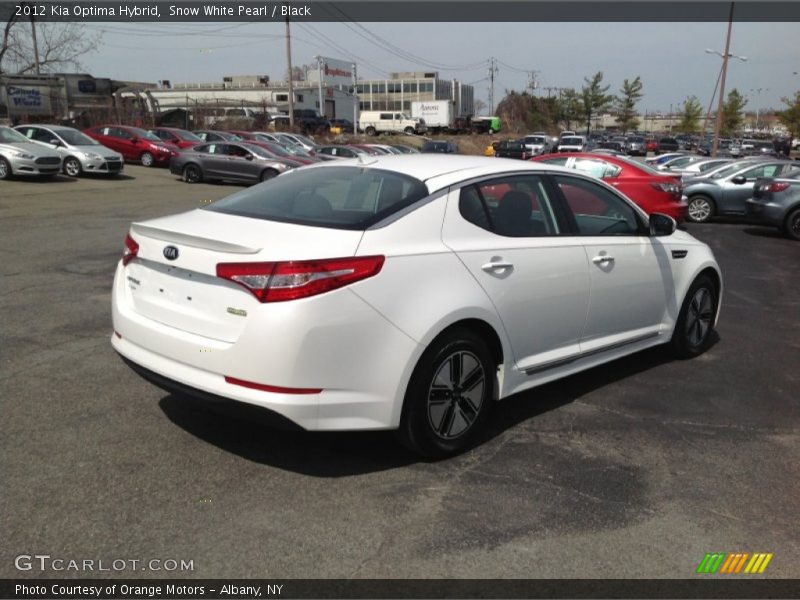 Snow White Pearl / Black 2012 Kia Optima Hybrid