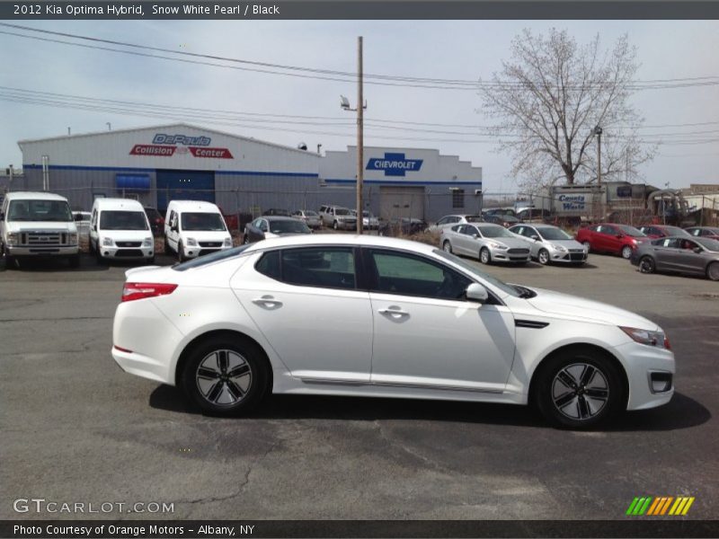 Snow White Pearl / Black 2012 Kia Optima Hybrid