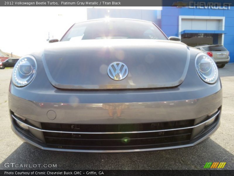 Platinum Gray Metallic / Titan Black 2012 Volkswagen Beetle Turbo